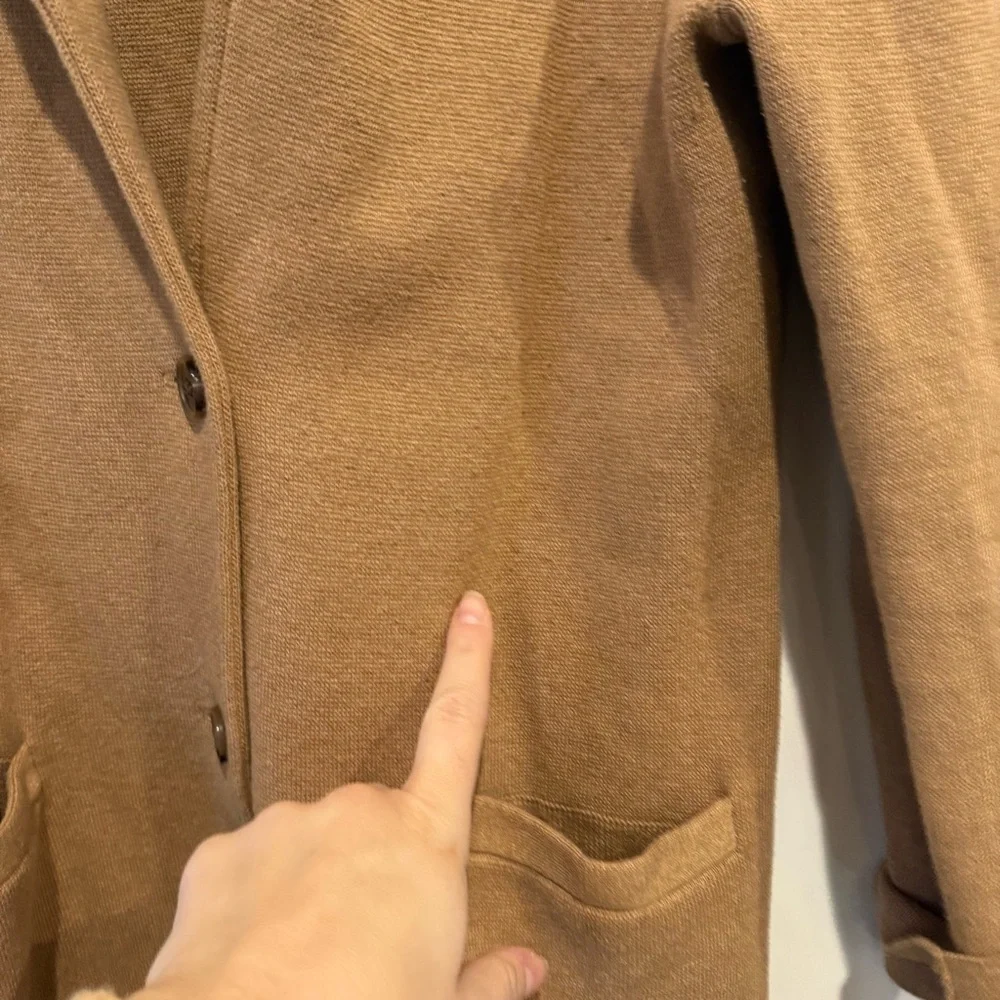 J. Crew Sweater Blazer Tan